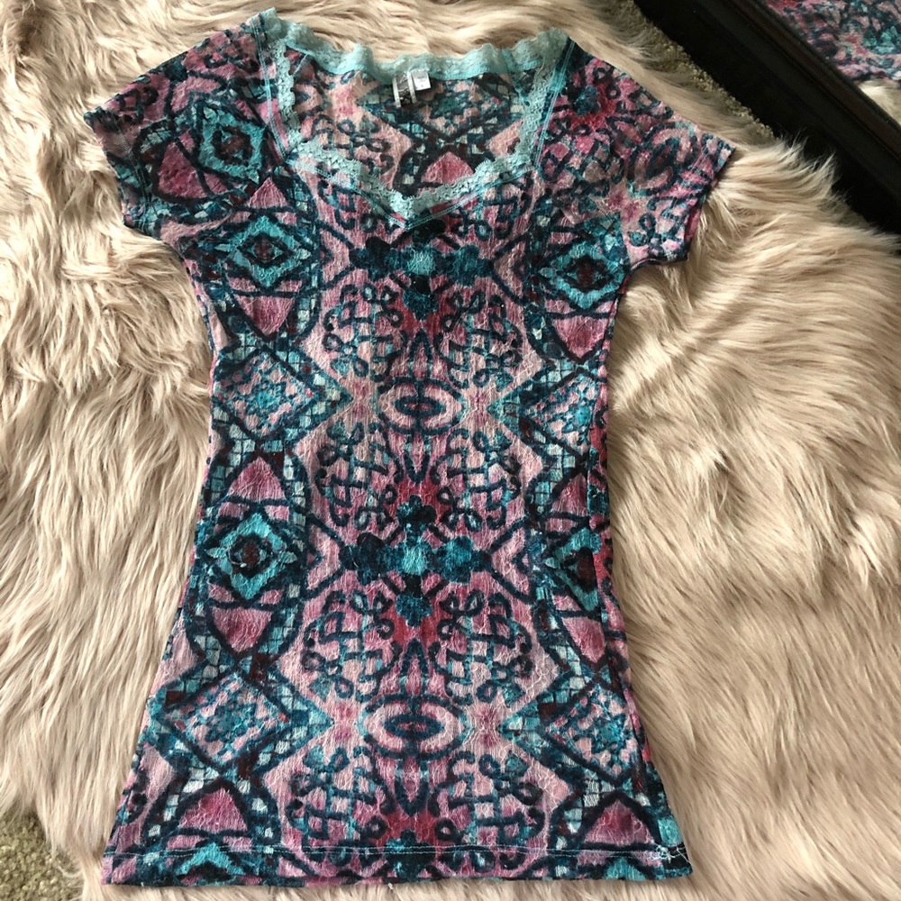 BKE lace T shirt